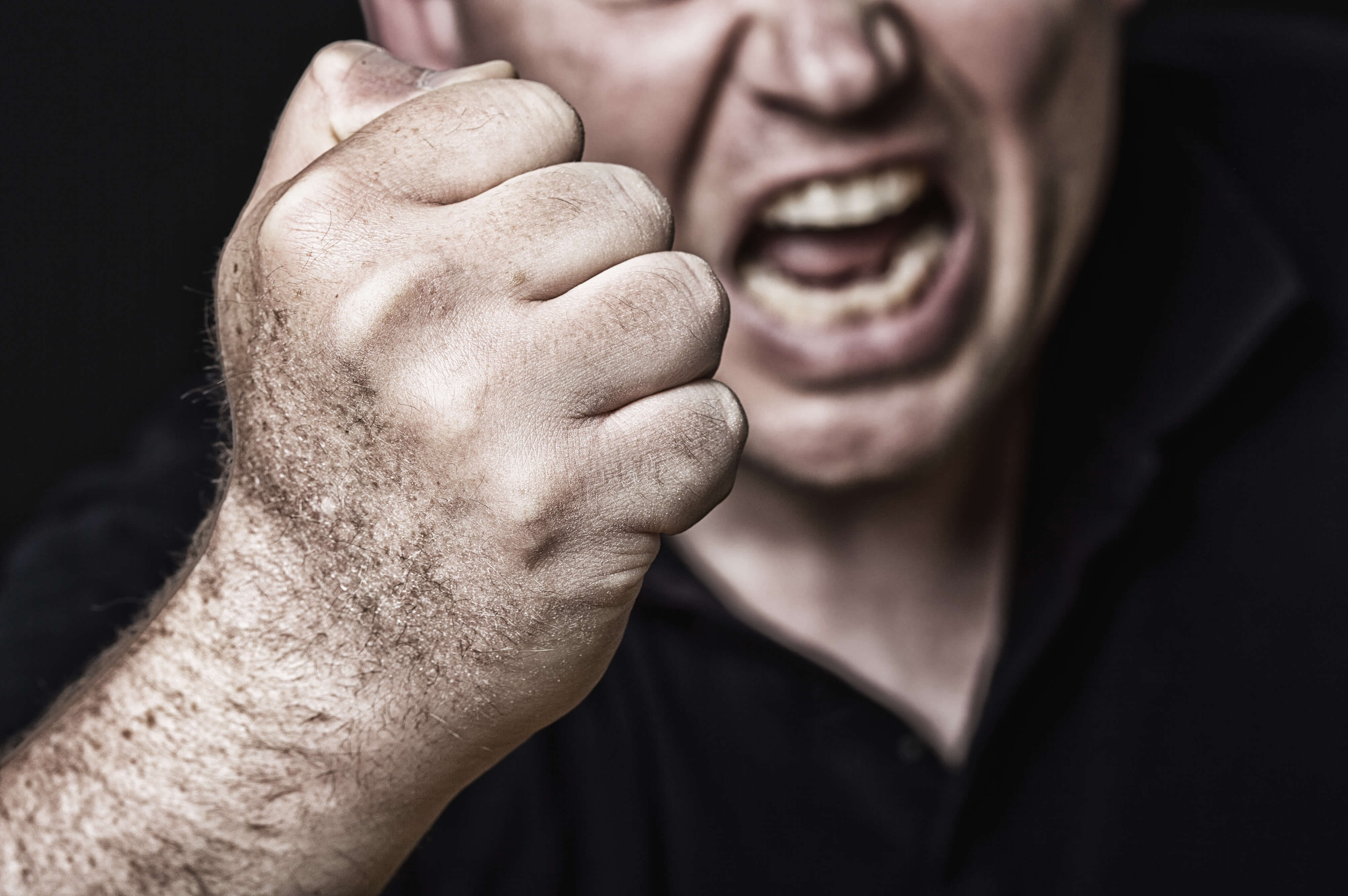 Angry man - Domestic Violence Defense